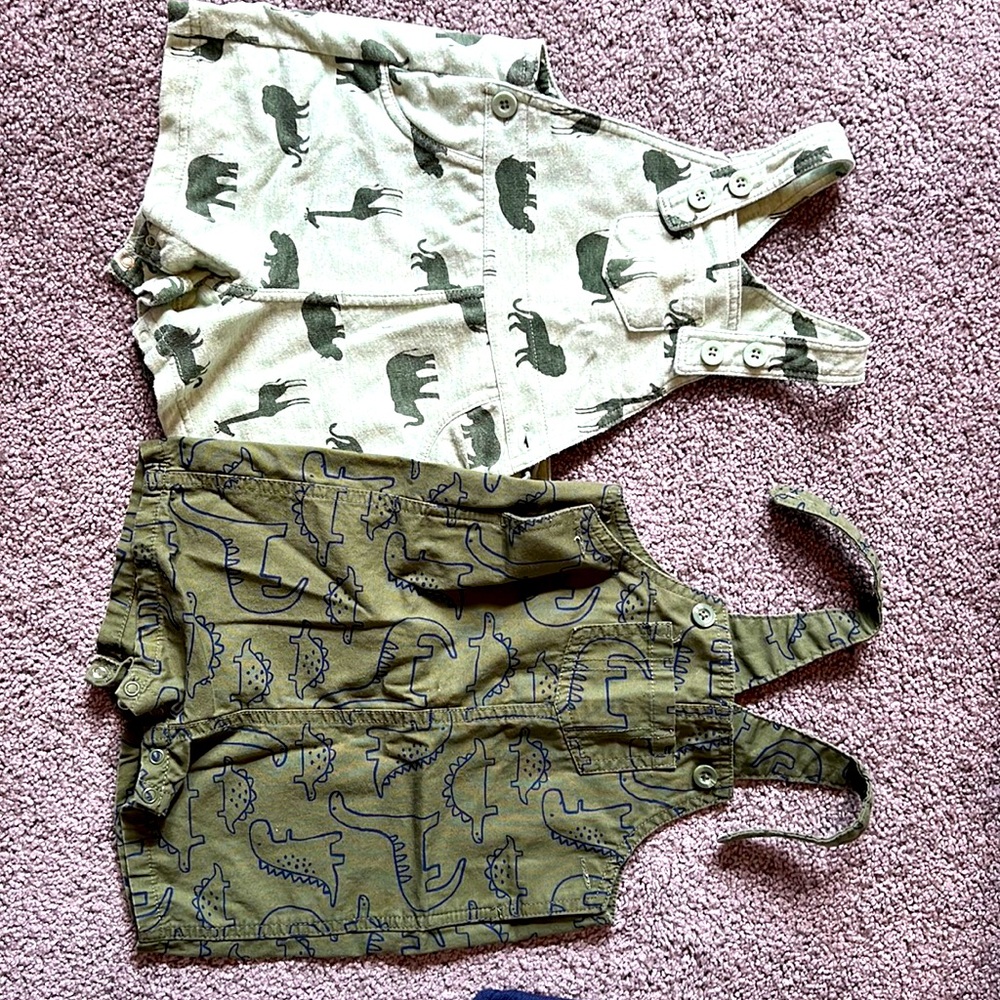 Set of two overalls- 24mo